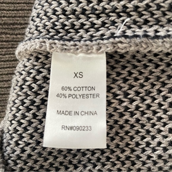 Essentials Knit Logo Hoodie Pullover Black & Taupe Size XS - Picture 14 of 15